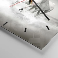 Esfera sin numeración, con rayas