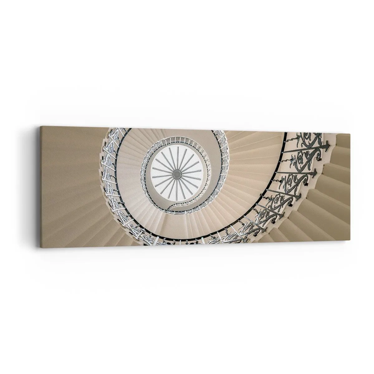 Cuadro sobre lienzo - Impresión de Imagen - En el interior de una concha - 90x30 cm