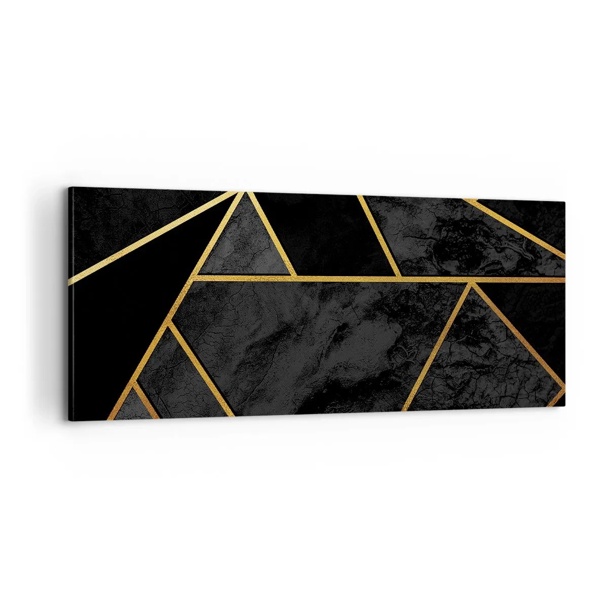 Cuadro sobre lienzo - Impresión de Imagen - Oscuridad y brillo - 100x40 cm
