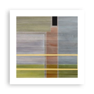 Póster - Recto y tranquilo - 40x40 cm