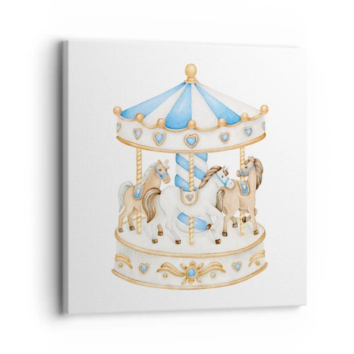 Cuadro sobre lienzo - Impresión de Imagen - Dulce infancia - 30x30 cm