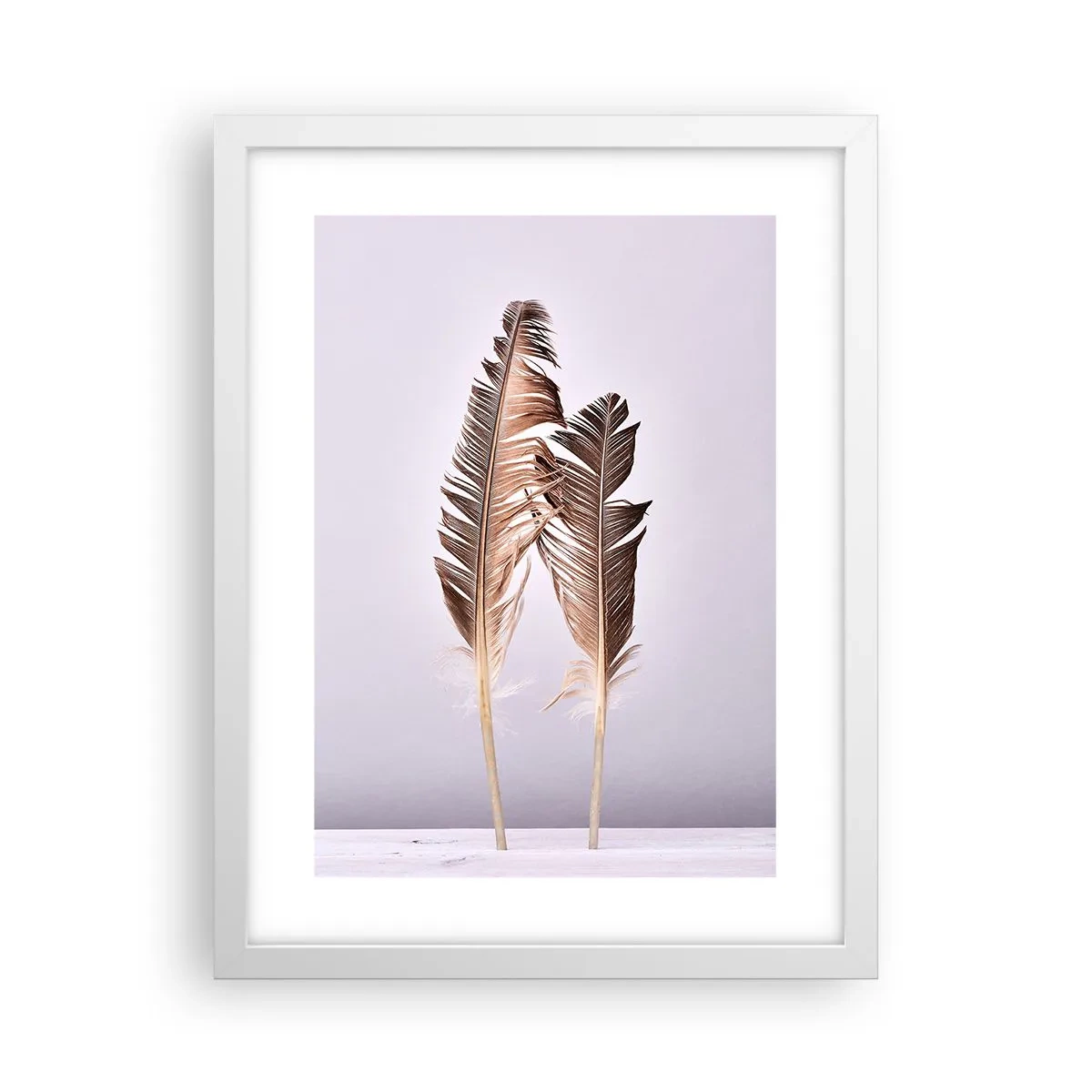 Póster en marco blanco - Contra la nada - 30x40 cm