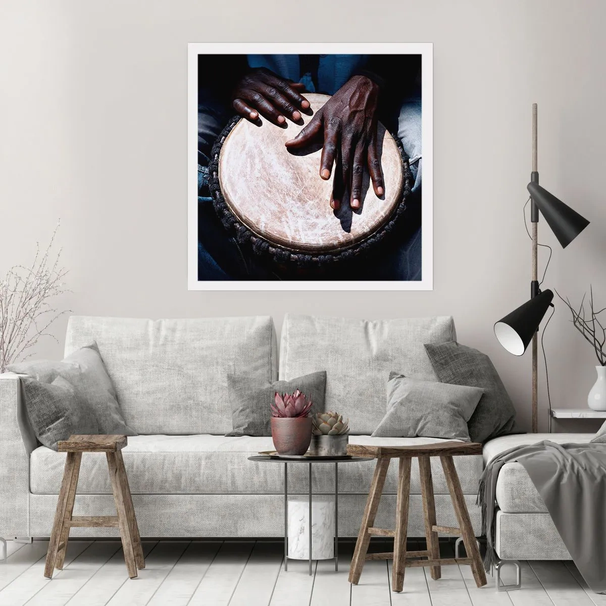 Póster - Vive a tu ritmo - 40x40 cm