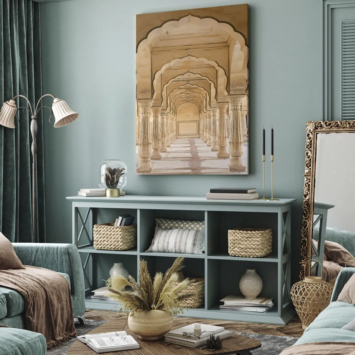 Cuadro sobre lienzo - Impresión de Imagen - En el palacio del sultán - 70x100 cm