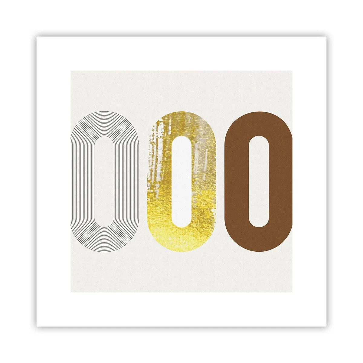 Póster - ¡Ooo! - 30x30 cm