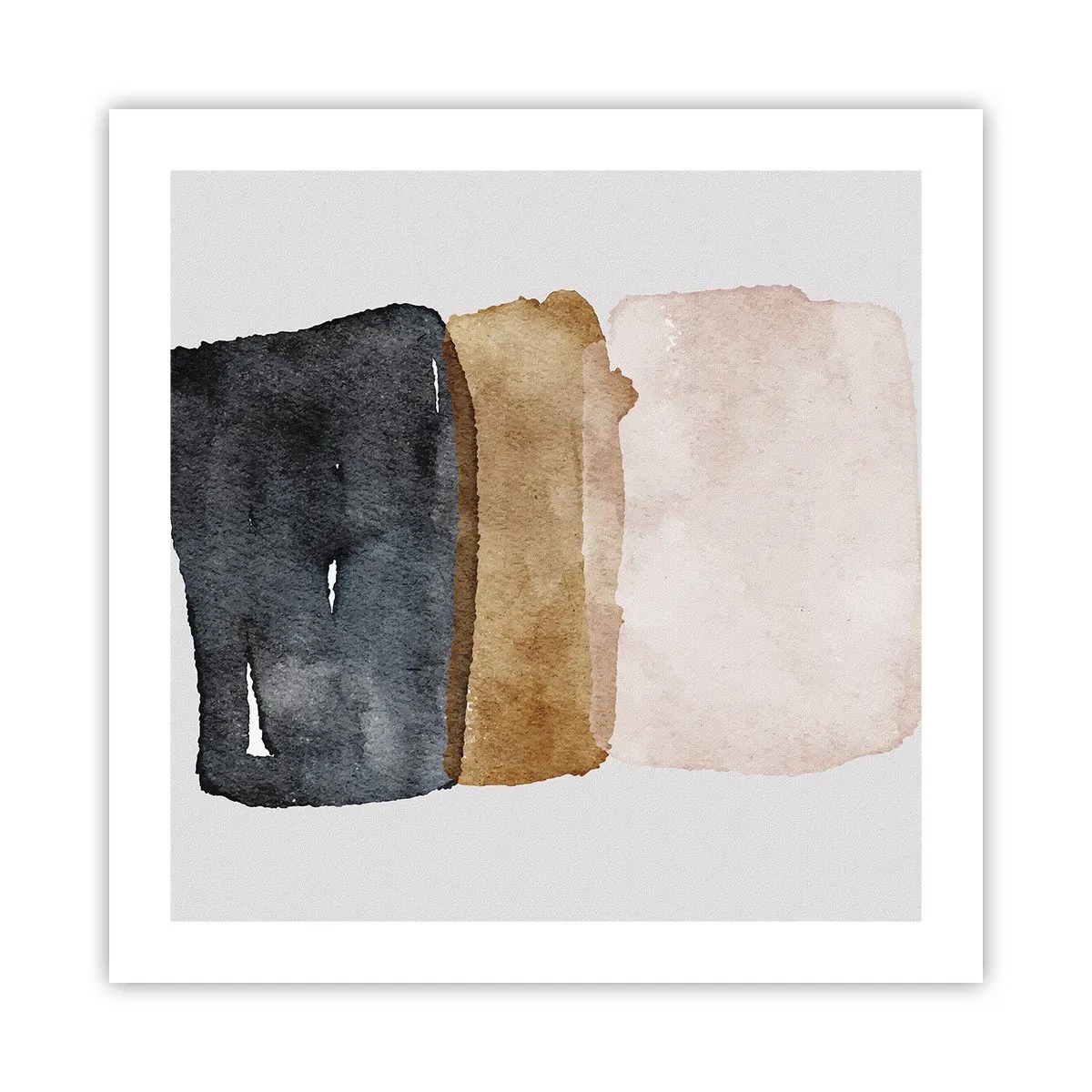 Póster - Una composición de colores tierra - 50x50 cm