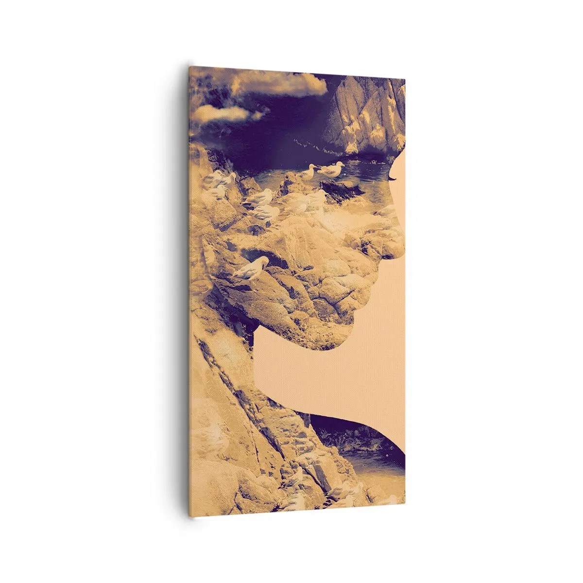 Cuadro sobre lienzo - Impresión de Imagen - Hermosa por naturaleza - 65x120 cm