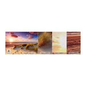 Muestra de fotomural Premium Sand - Se siente la brisa veraniega - Paisaje, Playa, Duna - 100x30 cm