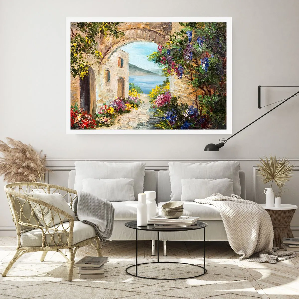 Póster - El encanto del paisaje costero - 91x61 cm