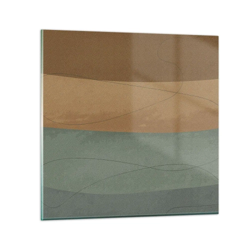 Cuadro sobre vidrio - Impresiones sobre Vidrio - Composición horizontal - 70x70 cm