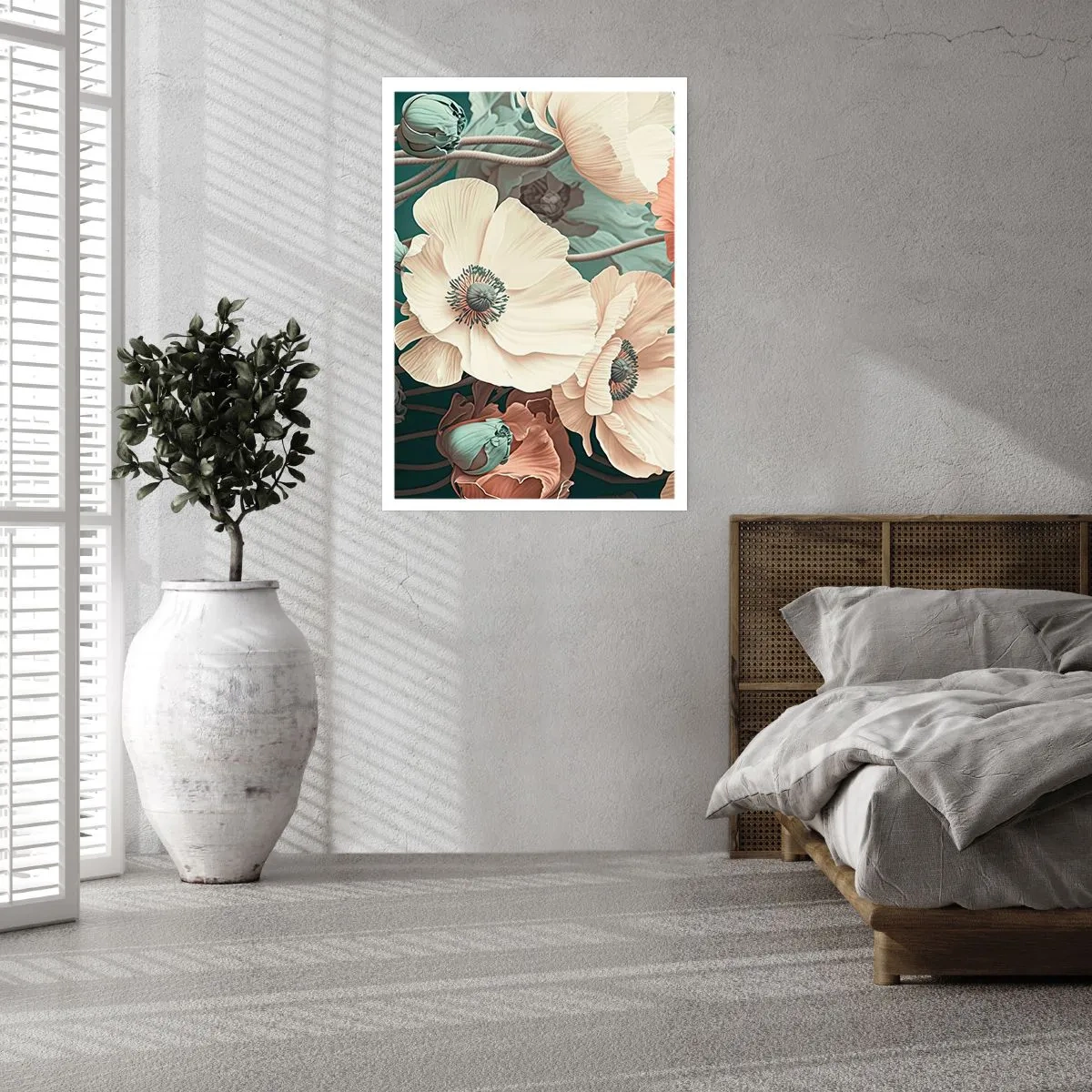 Póster - Susurro de amapolas - 30x40 cm