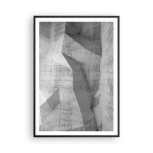 Póster en marco negro - Un verdadero desafío - 70x100 cm