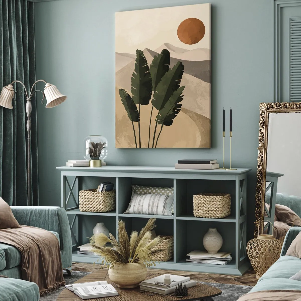 Cuadro sobre lienzo - Impresión de Imagen - El triunfo de la vida - 45x80 cm