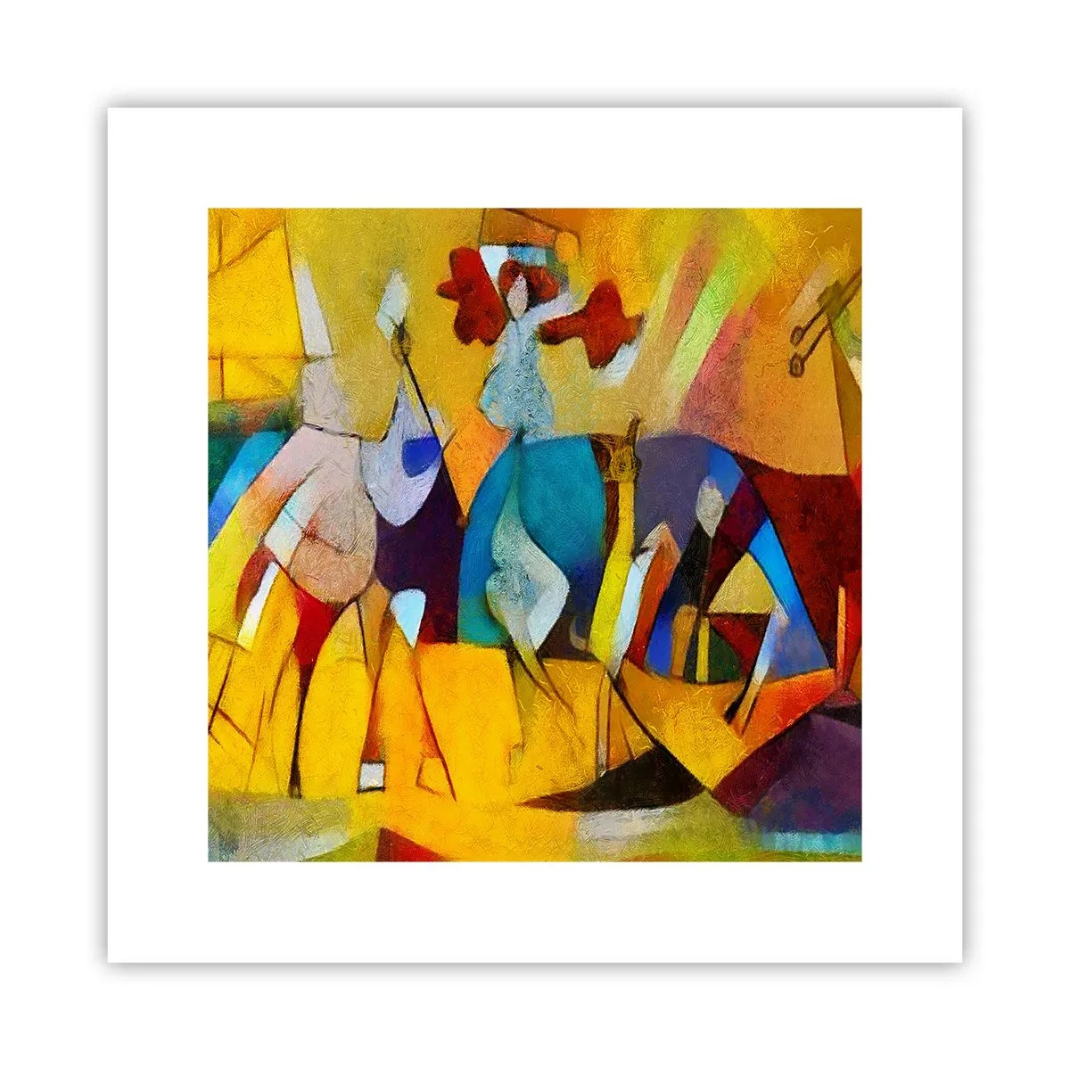 Póster - Sol - vida - alegría - 30x30 cm