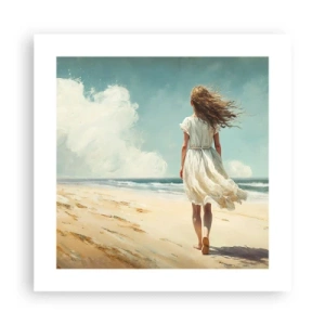 Póster - Al encuentro del sol y del viento - 40x40 cm