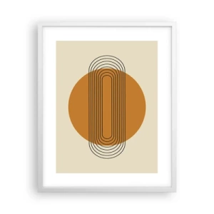 Póster en marco blanco - El plan perfecto - 40x50 cm