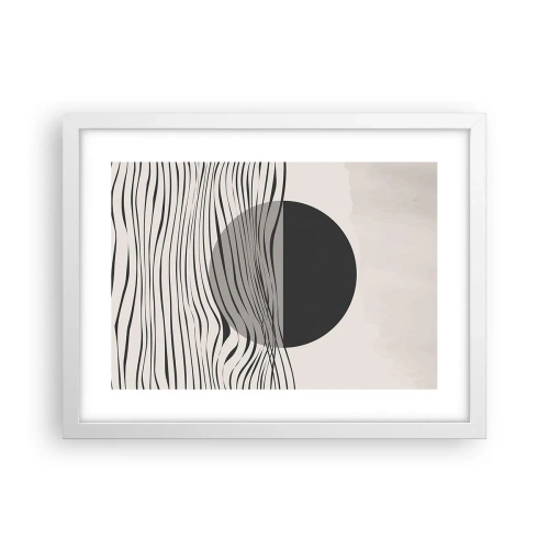 Póster en marco blanco - Media composición - 40x30 cm