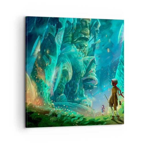 Cuadro sobre lienzo - Impresión de Imagen - Del gran libro de los cuentos de hadas - 60x60 cm