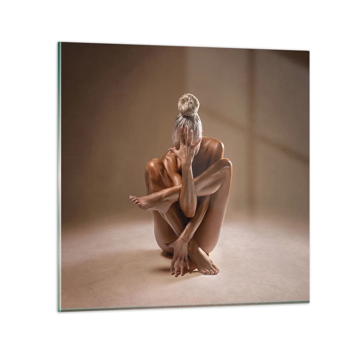 Cuadro sobre vidrio - Impresiones sobre Vidrio - Unidad de cuerpo y espíritu - 40x40 cm