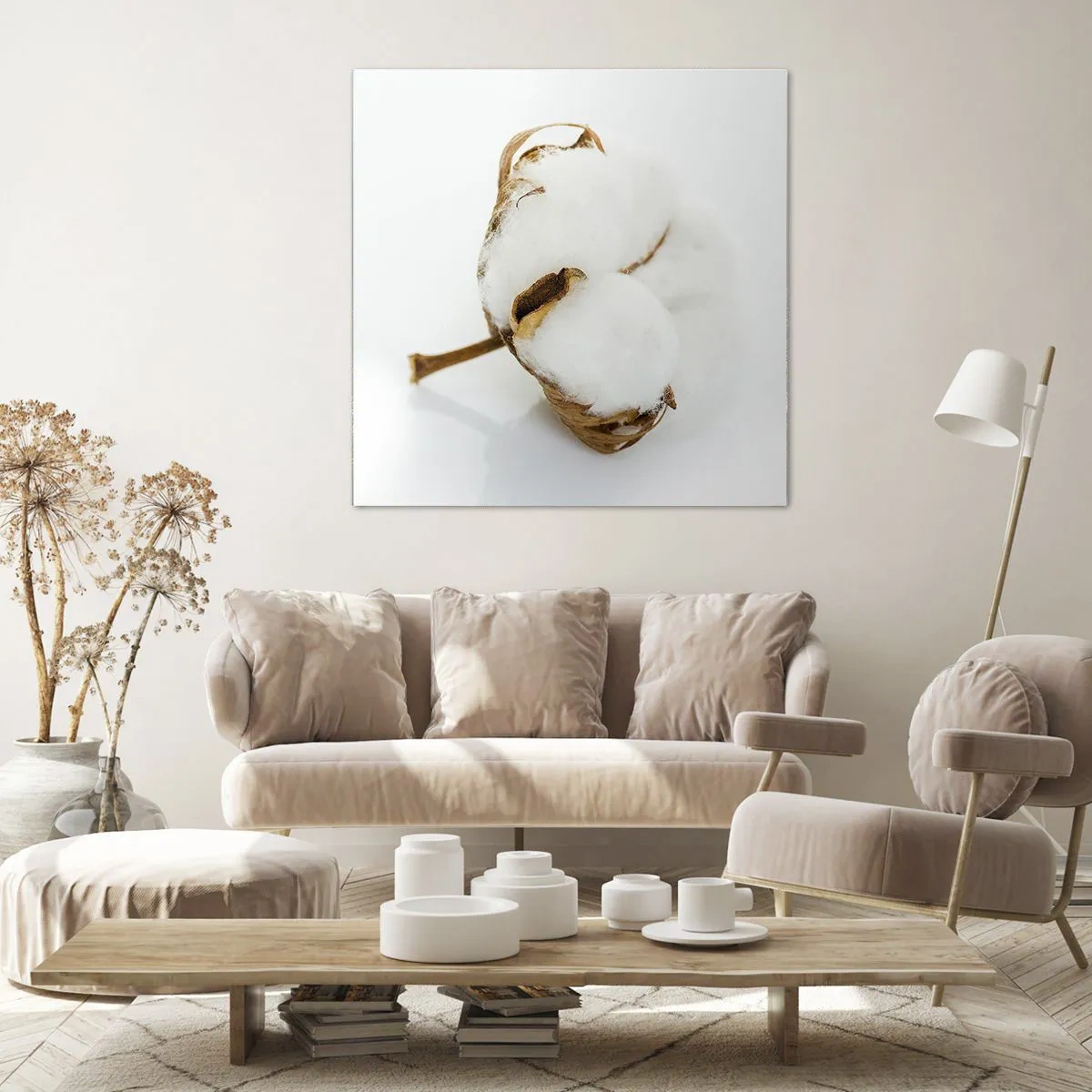 Cuadro sobre lienzo - Impresión de Imagen - Suave por naturaleza - 70x70 cm