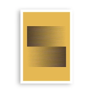 Póster - Cuadrado de opuestos - 70x100 cm