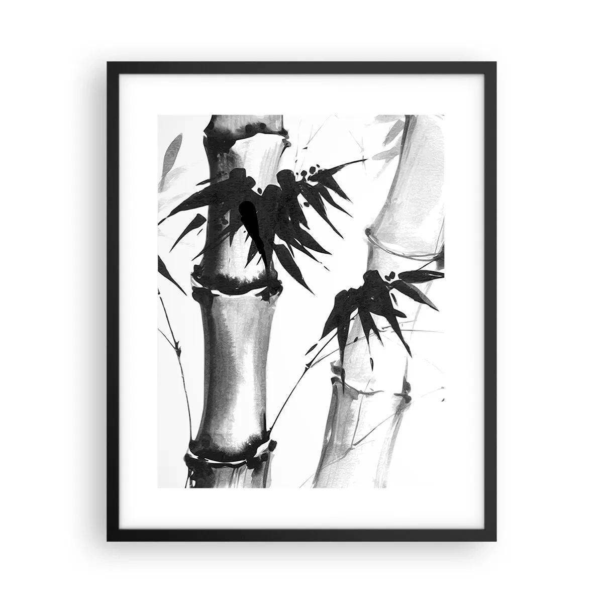 Póster en marco negro - Primer plano de Oriente - 40x50 cm