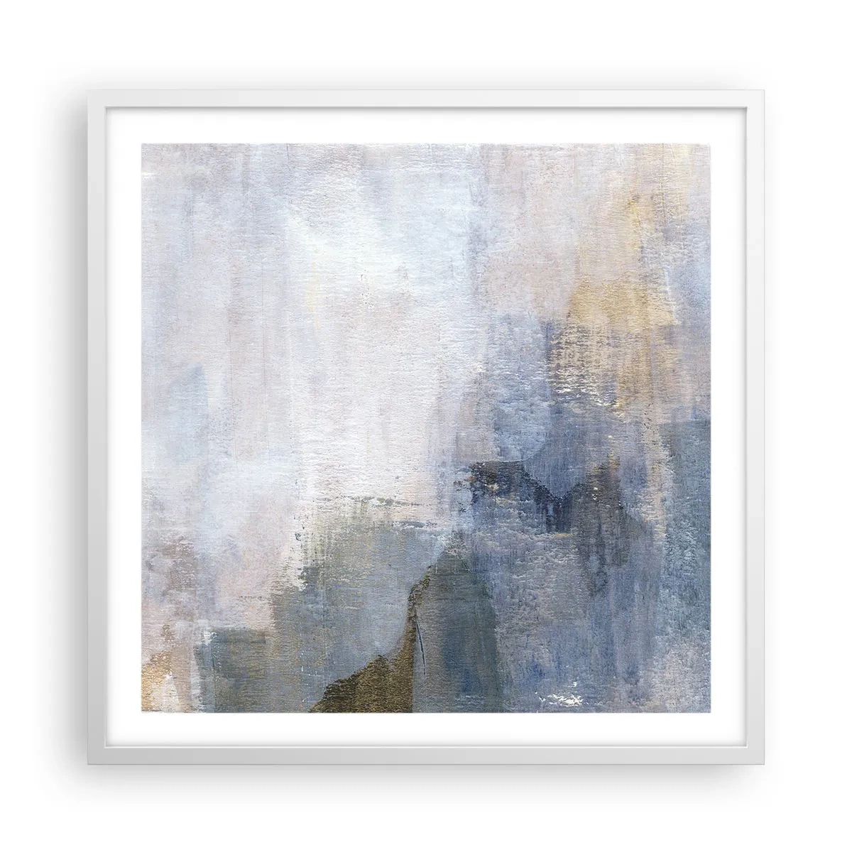 Póster en marco blanco - Tonos de color - 60x60 cm