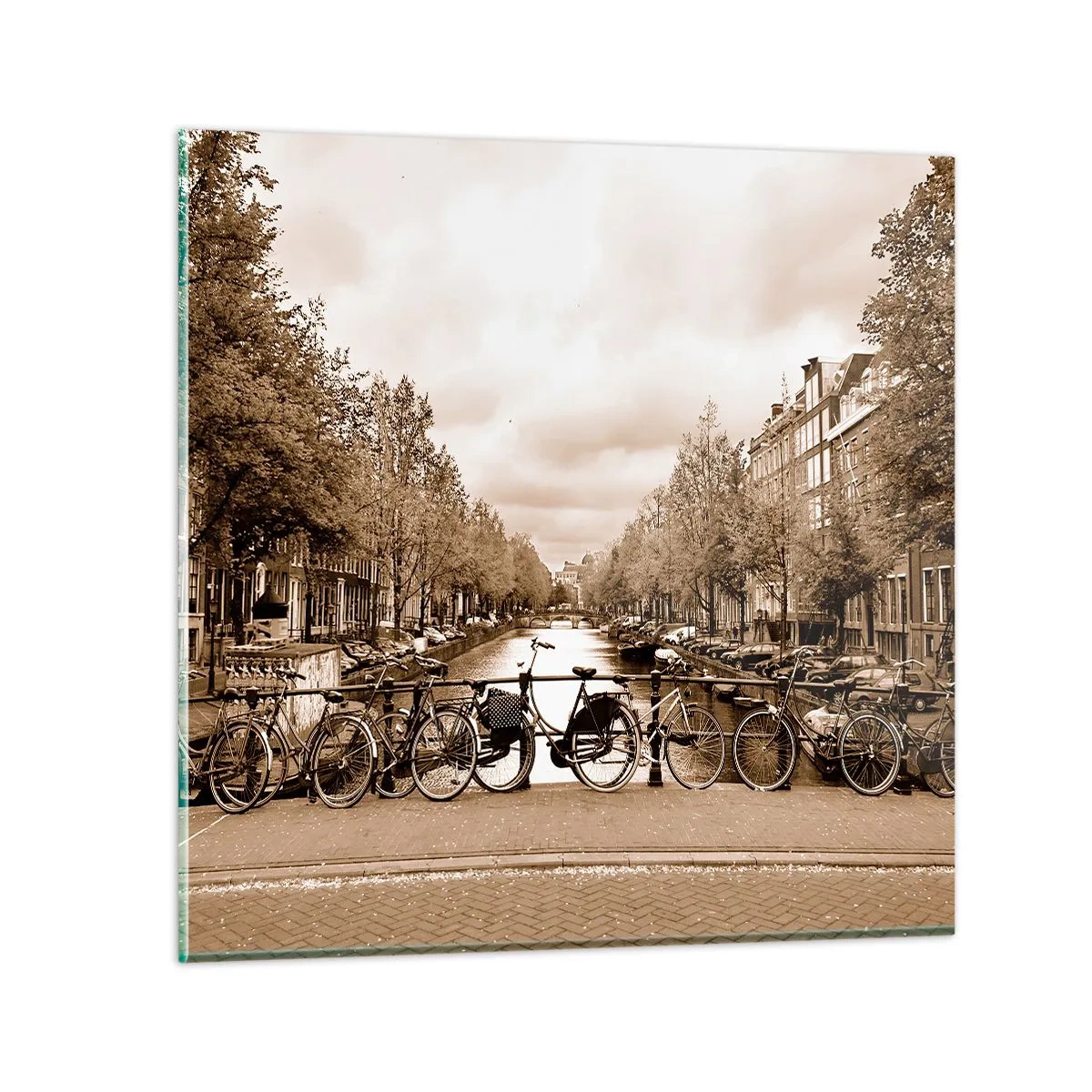 Cuadro sobre vidrio - Impresiones sobre Vidrio - Holanda solo hay una - 30x30 cm