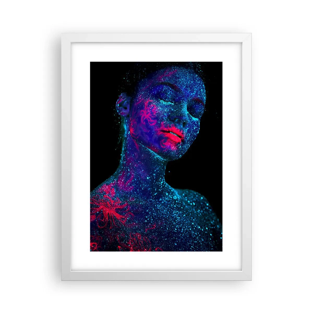 Póster en marco blanco - En polvo de estrellas - 30x40 cm