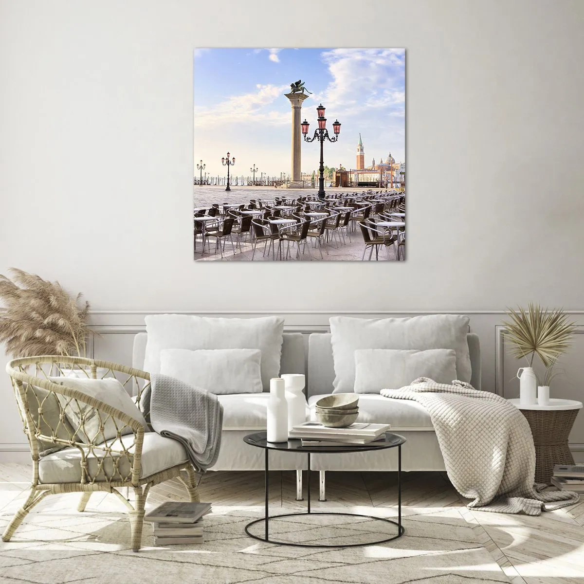 Cuadro sobre vidrio - Impresiones sobre Vidrio - Vamos, todo está listo - 30x30 cm