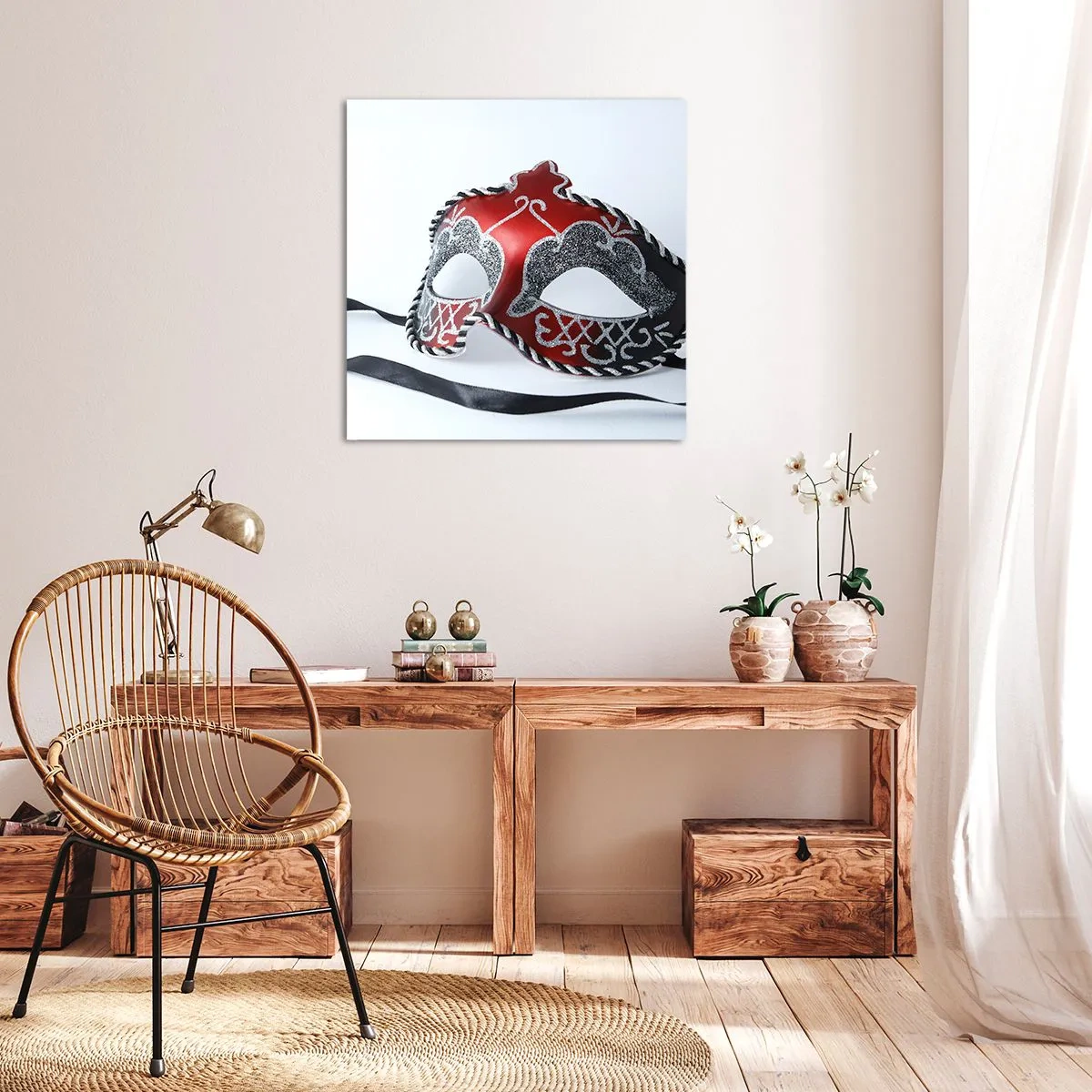 Cuadro sobre lienzo - Impresión de Imagen - Invitación al baile - 50x50 cm