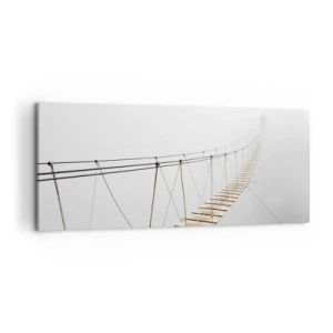 Cuadro sobre lienzo - Impresión de Imagen - ¿Adónde le llevará? - 100x40 cm