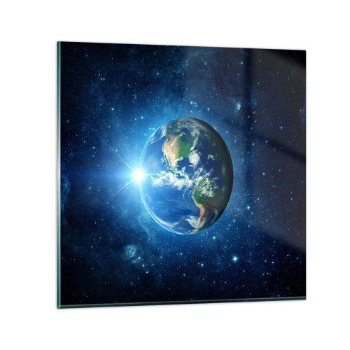 Cuadro sobre vidrio - Impresiones sobre Vidrio - Estamos en el cielo - 30x30 cm