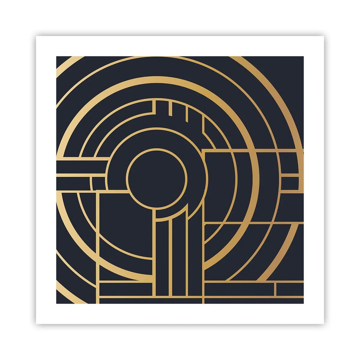 Póster - Giro de los elementos - 50x50 cm