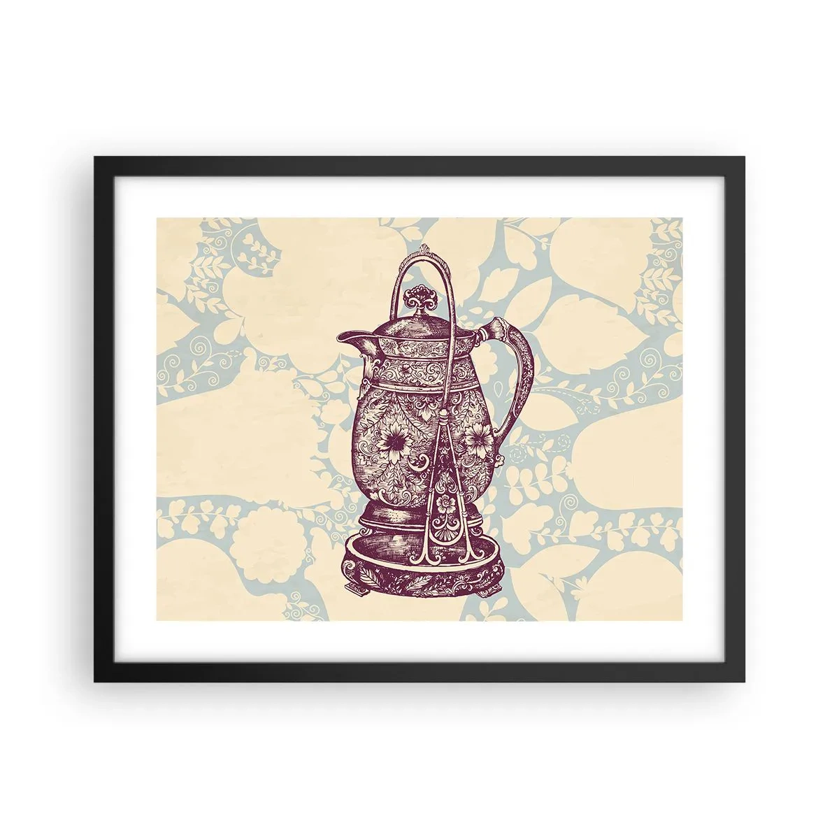 Póster en marco negro - La belleza de lo cotidiano - 50x40 cm