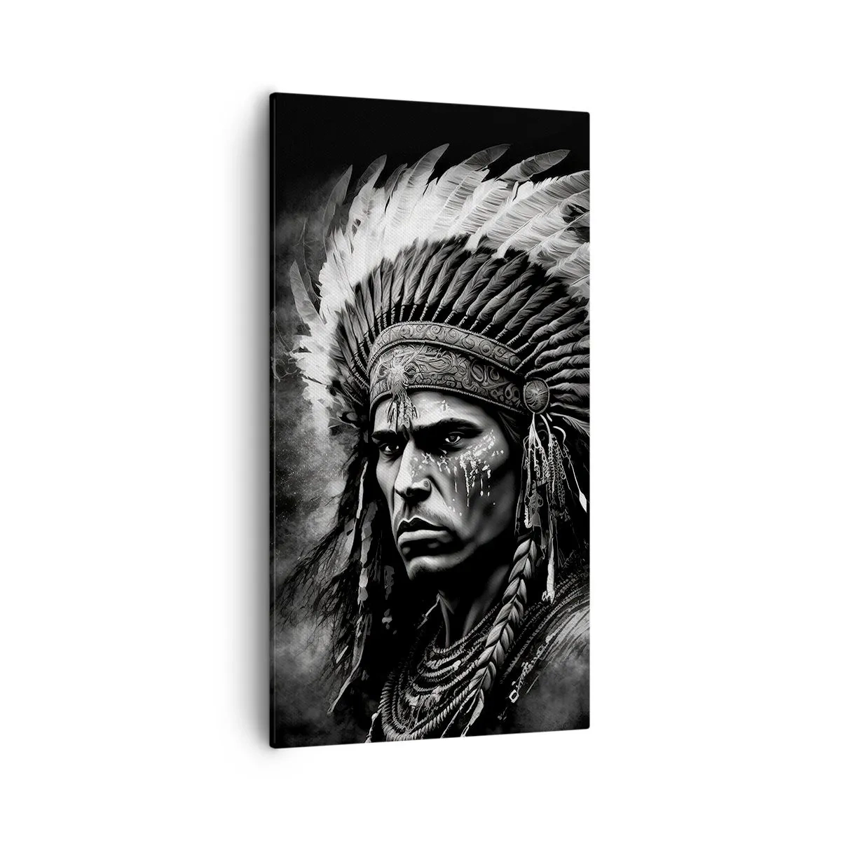 Cuadro sobre lienzo - Impresión de Imagen - Líder y guerrero - 55x100 cm