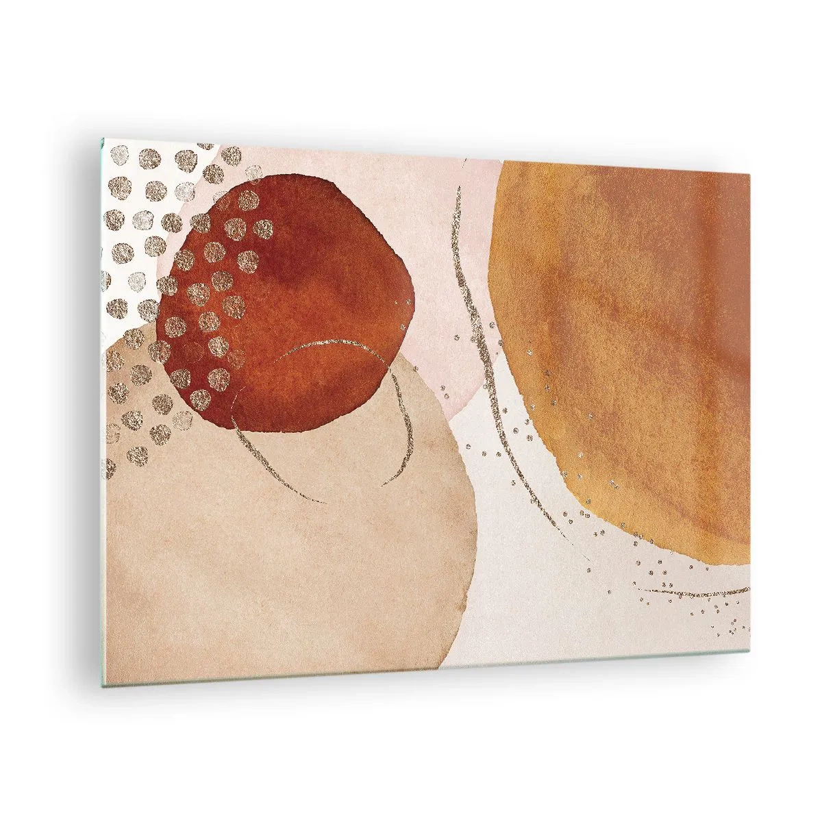 Cuadro sobre vidrio - Impresiones sobre Vidrio - Movimiento abstracto - 70x50 cm