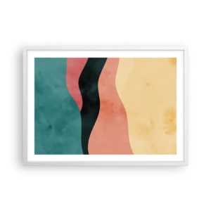 Póster en marco blanco - Discordia compatible - 70x50 cm