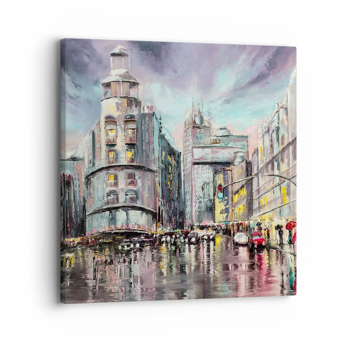 Cuadro sobre lienzo - Impresión de Imagen - Va a ser una buena noche - 30x30 cm