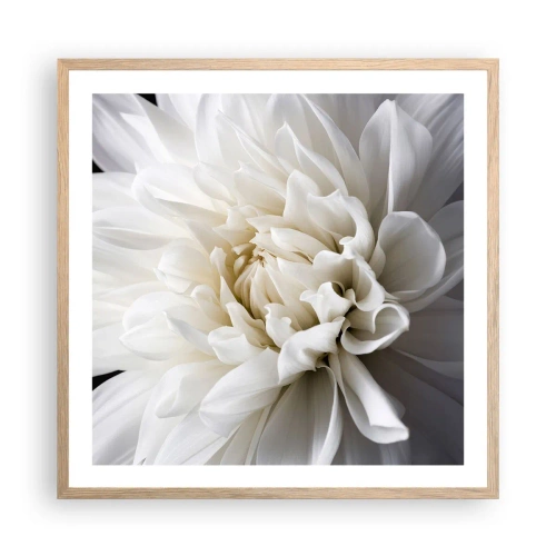 Póster en marco roble claro - La novia de la mañana - 60x60 cm