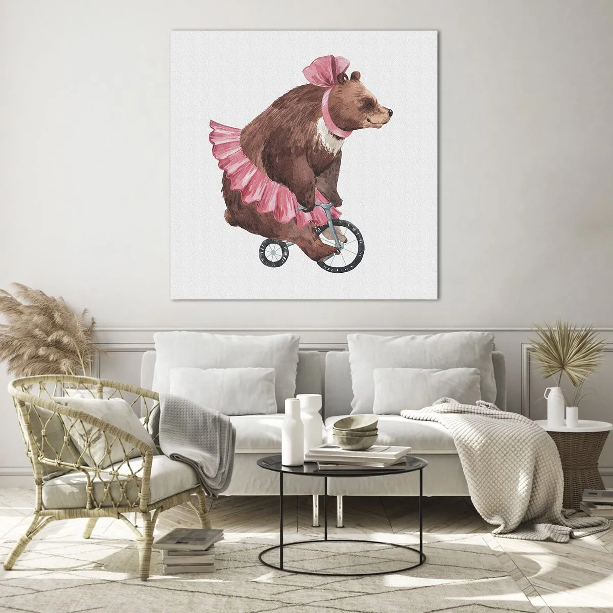 Cuadro sobre vidrio - Impresiones sobre Vidrio - ¡Qué circo! - 70x70 cm