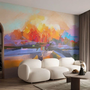 Fotomural Autadhesivo Deluxe Sticker - Llegó el otoño - Paisaje, Pedazo, Naturaleza - 100x70 cm
