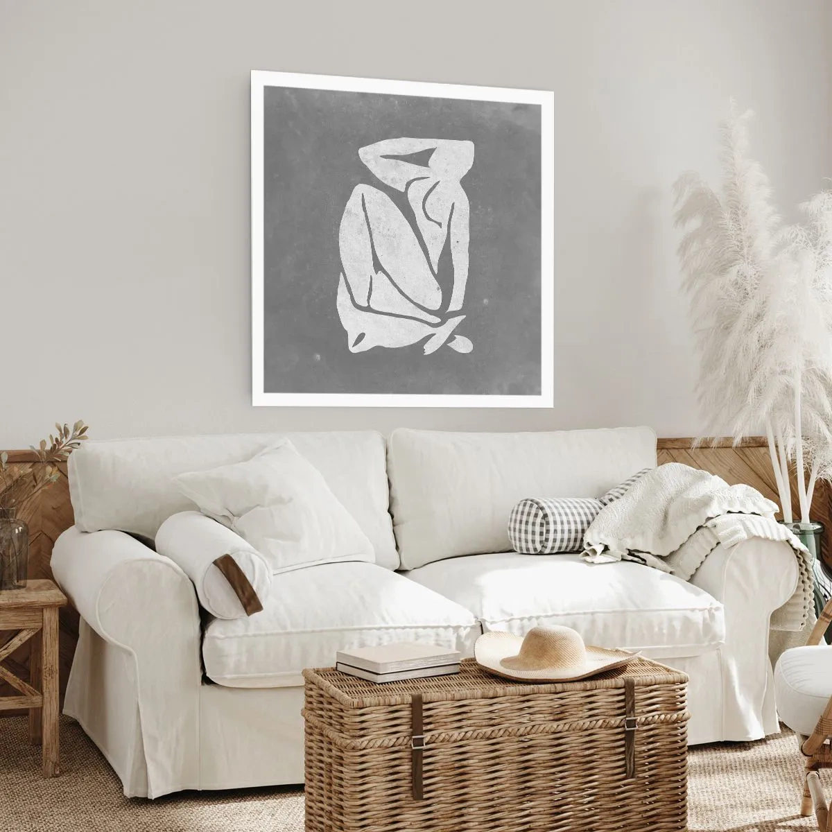 Póster - En sus pensamientos - 60x60 cm