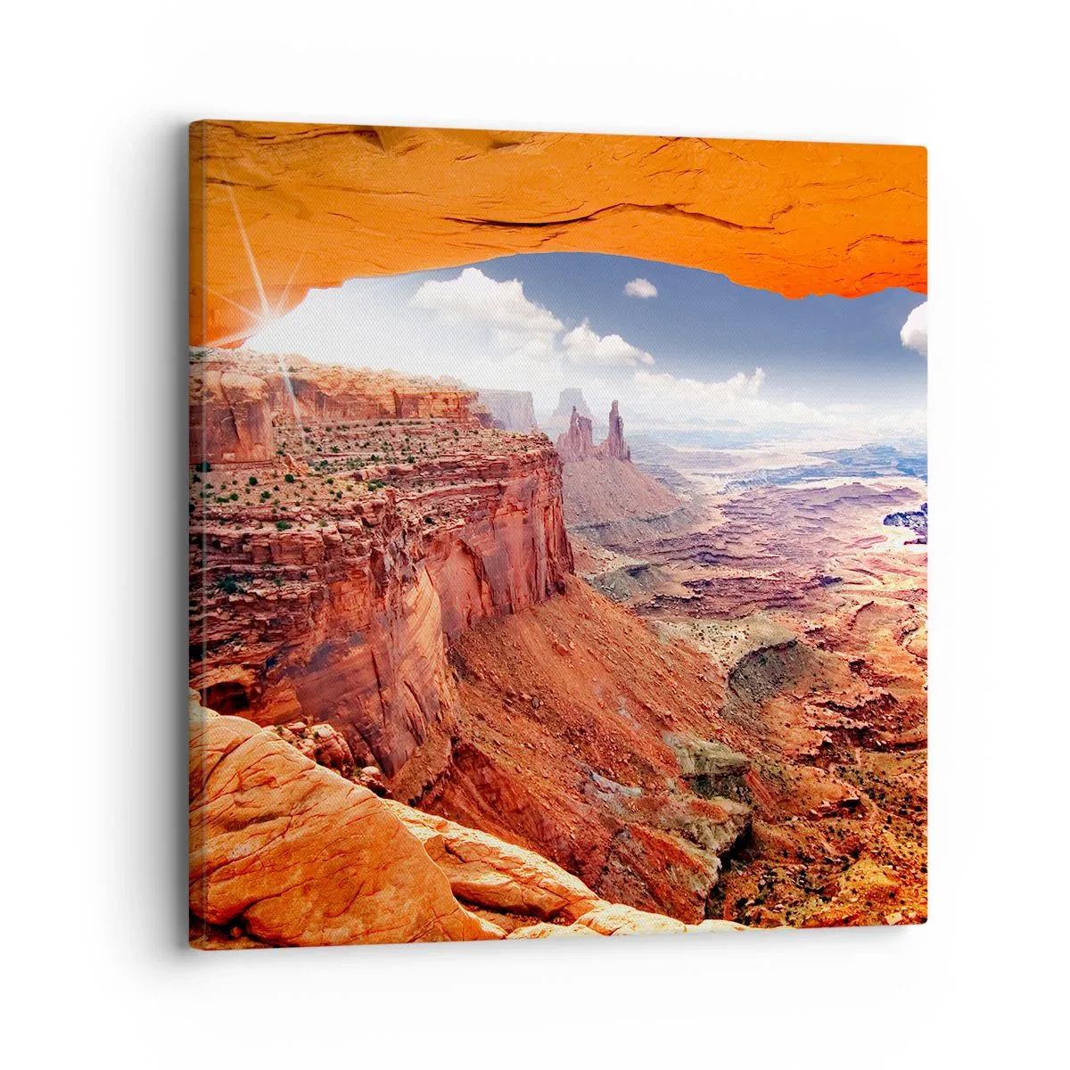 Cuadro sobre lienzo - Impresión de Imagen - Tallado por la propia naturaleza - 30x30 cm