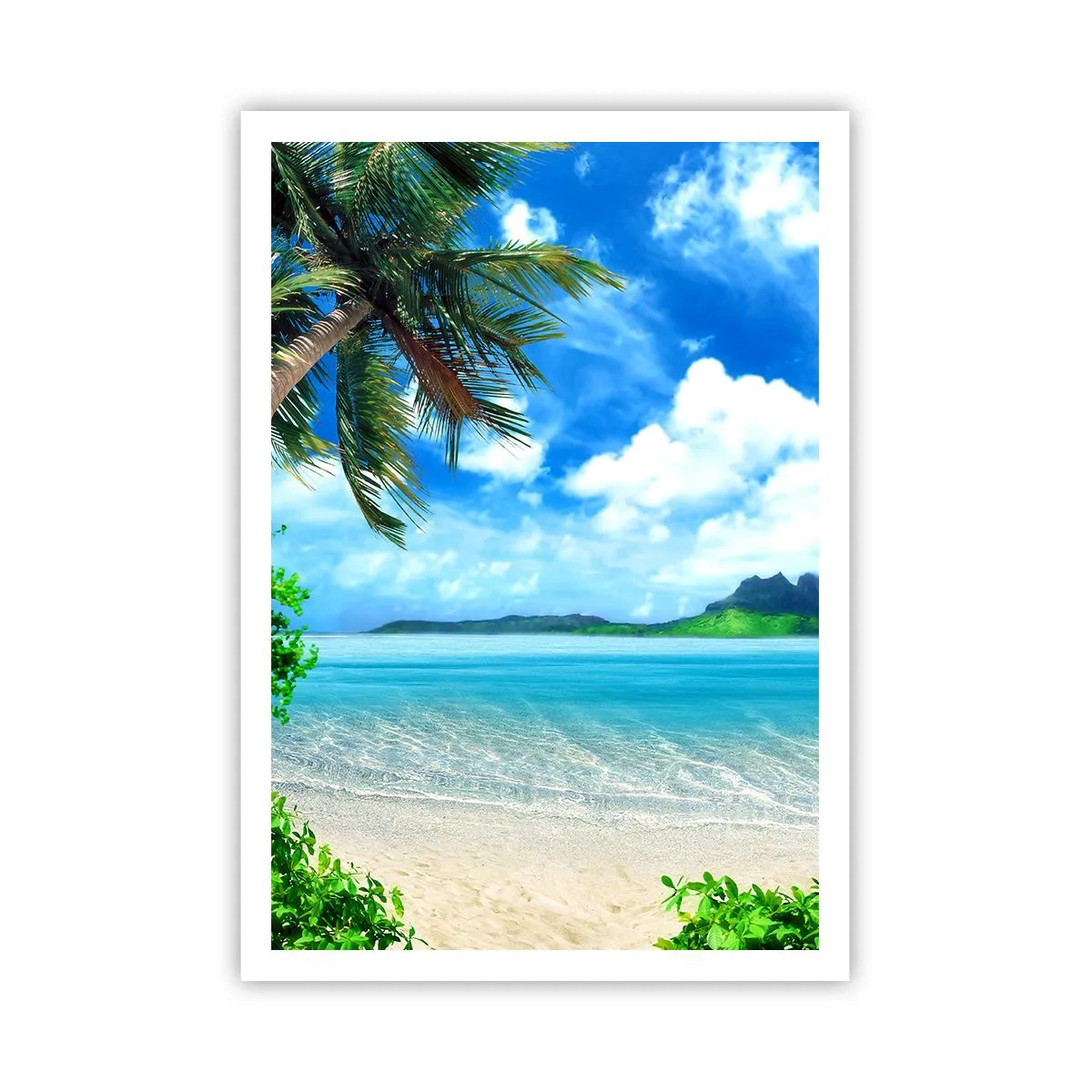 Póster - El azul de los trópicos - 70x100 cm