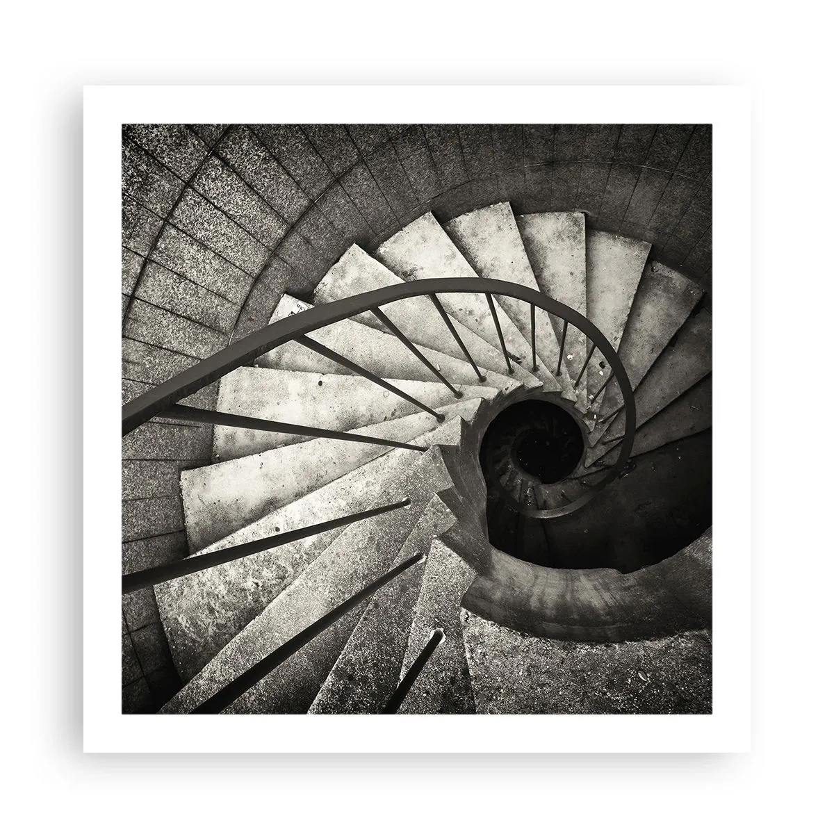 Póster - Escaleras arriba, escaleras abajo - 60x60 cm