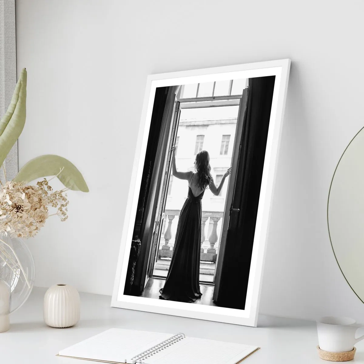 Póster en marco blanco - Con gran estilo - 61x91 cm