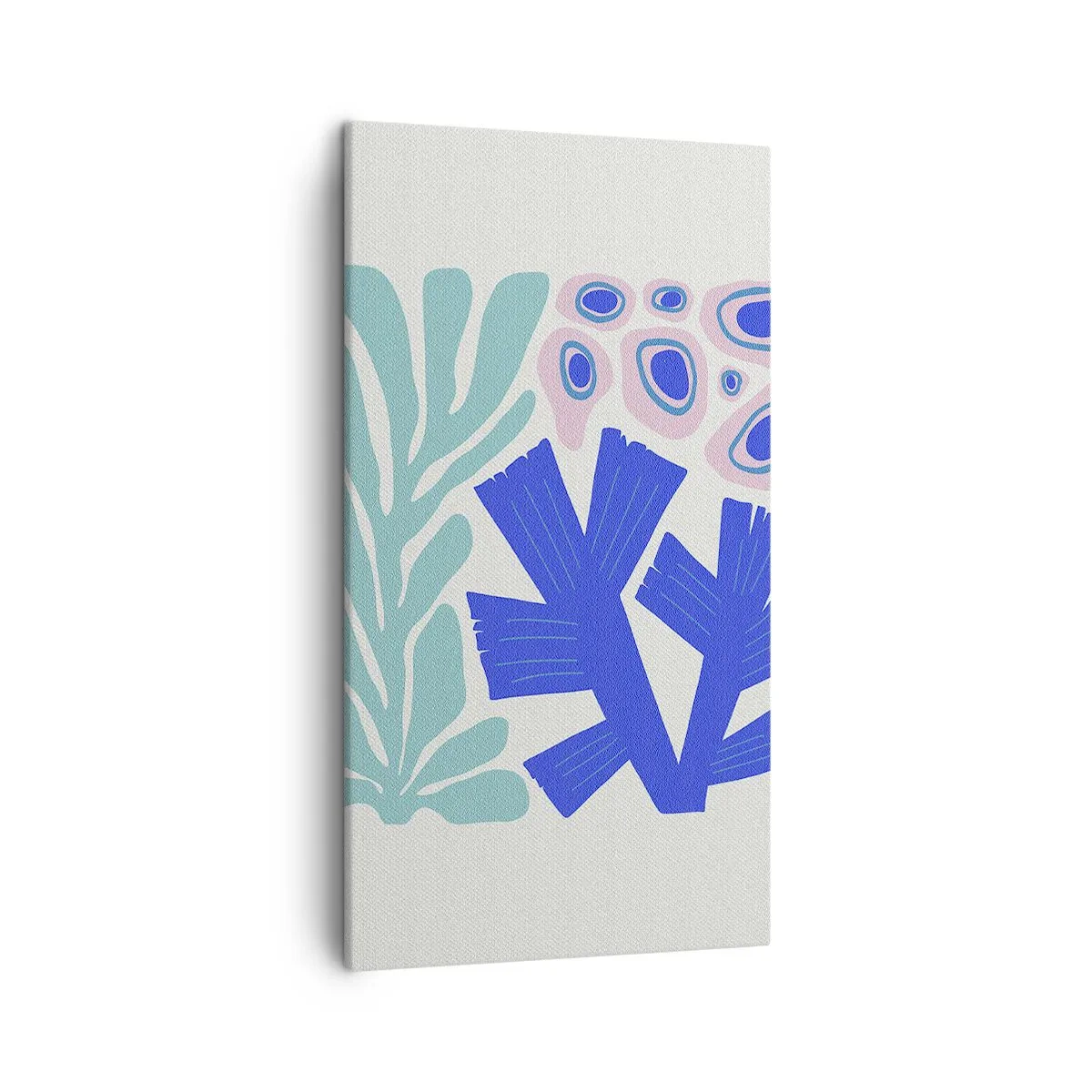 Cuadro sobre lienzo - Impresión de Imagen - Jardín submarino - 45x80 cm