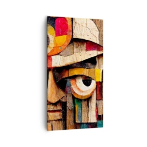 Cuadro sobre lienzo - Impresión de Imagen - Te veo... - 55x100 cm