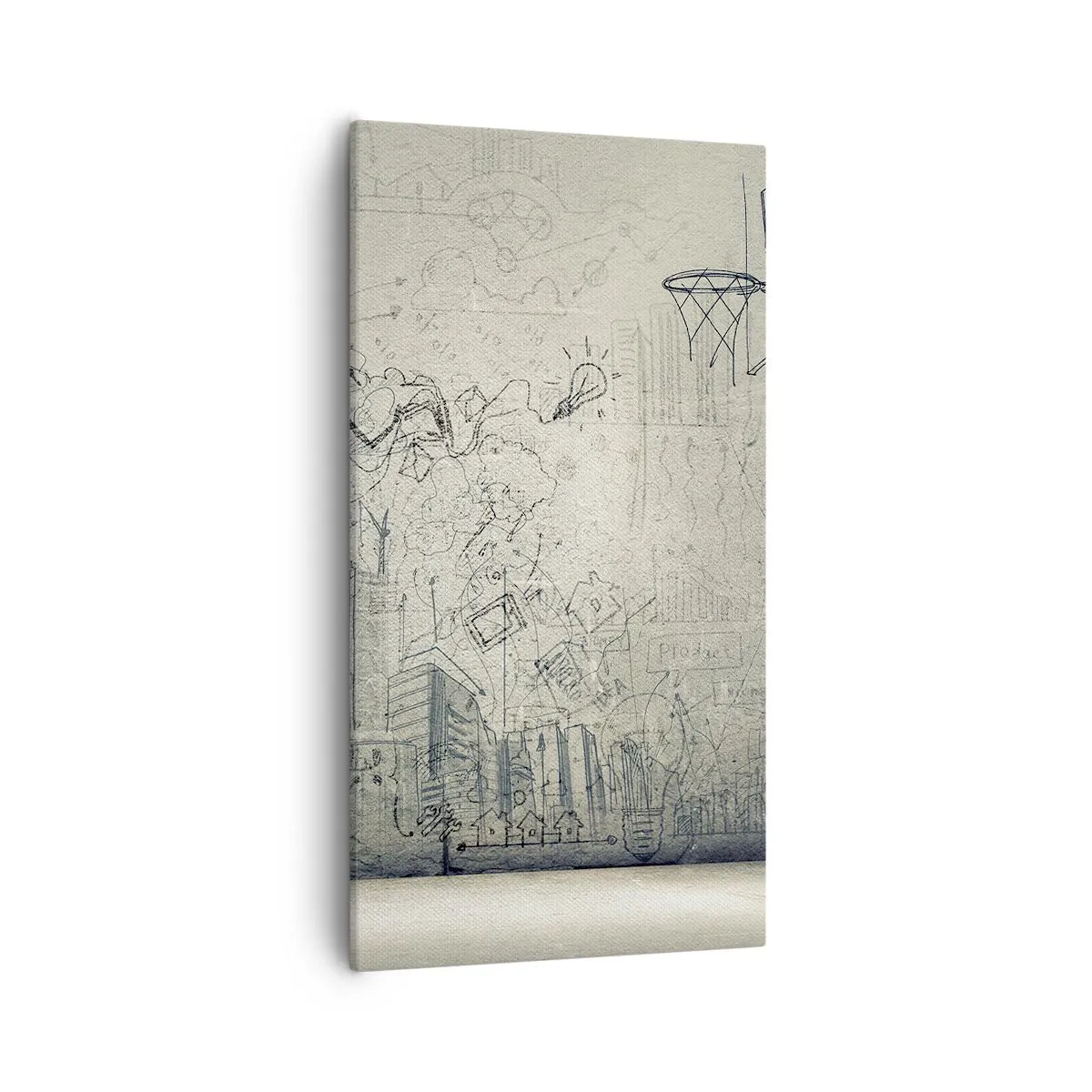Cuadro sobre lienzo - Impresión de Imagen - Mi gloriosa vida en la ciudad - 55x100 cm